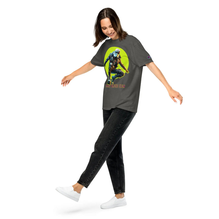ANARCHY DEATH STAR - Unisex heavyweight t-shirt - Unisex T-Shirt