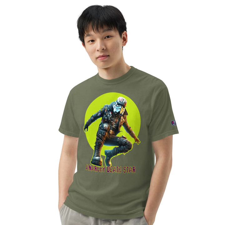 ANARCHY DEATH STAR - Unisex heavyweight t-shirt - Unisex T-Shirt