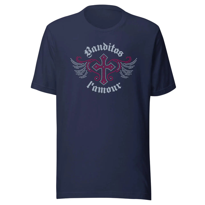 BANDITOS L’AMOUR - Unisex T-Shirt - Navy / XS - Unisex T-Shirt