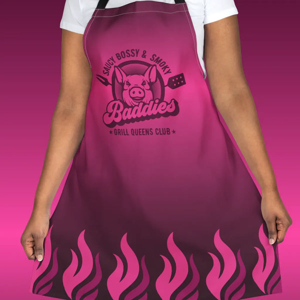 Join the Baddies Grill Queen Club with This Sassy BBQ Apron!