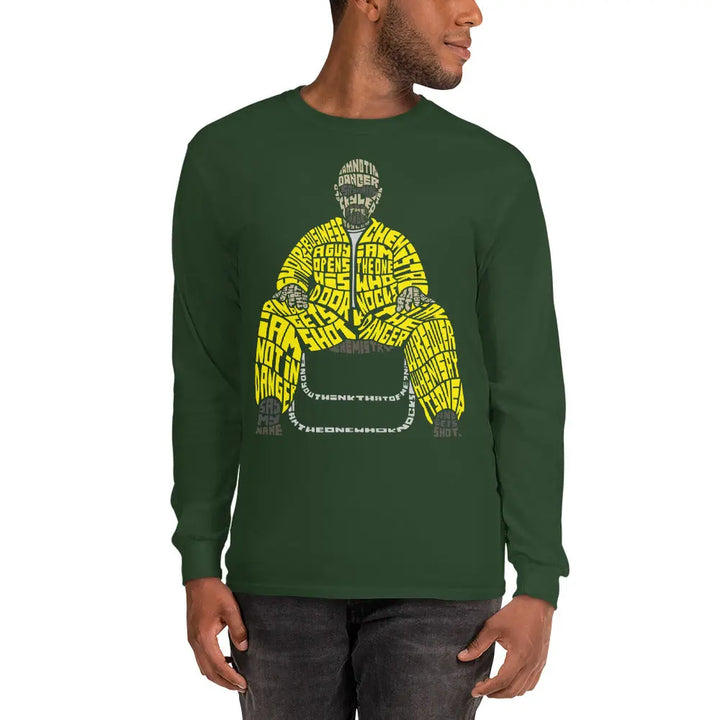 BREAKING DANGER - Long Sleeve Shirt - Forest Green / S - Unisex Long Sleeve