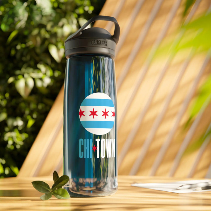 CHI-TOWN - CamelBak Eddy® Water Bottle 25oz - 25oz / Oxford Blue - Mugs & Drinkware