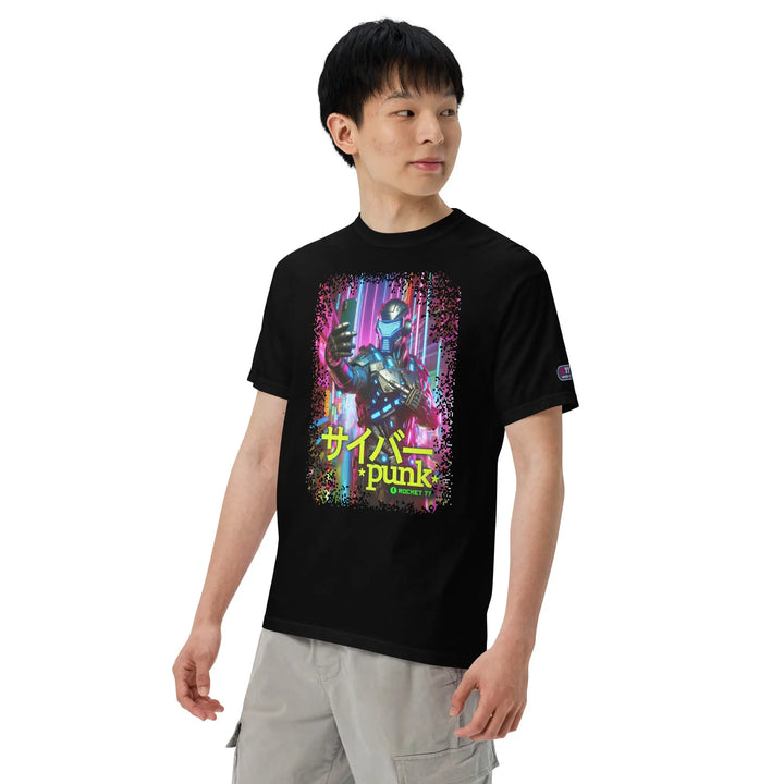 CYBERPUNK SELFIE - Unisex Heavyweight T-Shirt - Unisex T-Shirt
