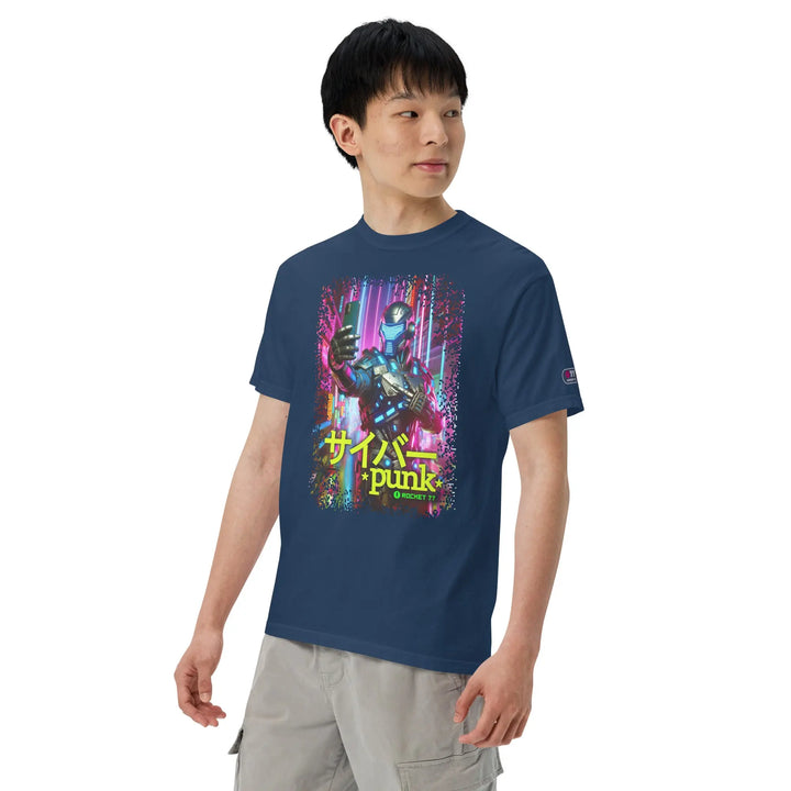 CYBERPUNK SELFIE - Unisex Heavyweight T-Shirt - Unisex T-Shirt