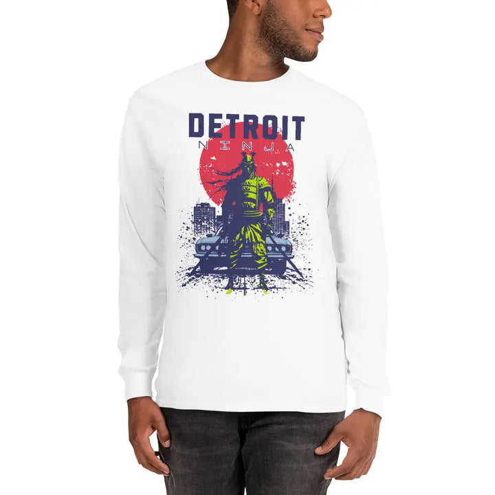 DETROIT NINJA - Long Sleeve Shirt - S - Unisex Long Sleeve