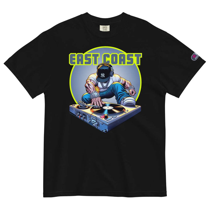 EAST COAST DJ - Unisex heavyweight t-shirt - S - Unisex T-Shirt