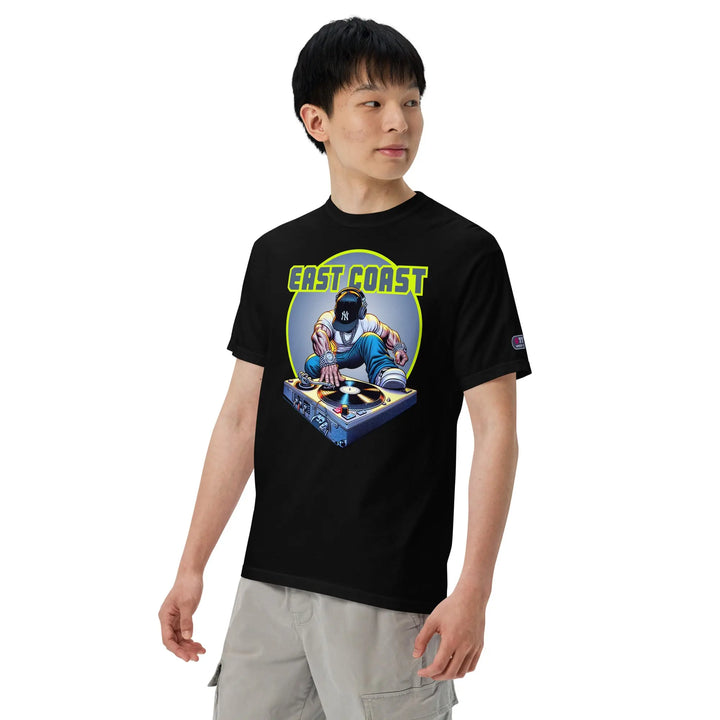 EAST COAST DJ - Unisex heavyweight t-shirt - Unisex T-Shirt