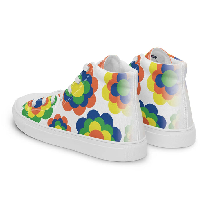 FLOWER POWER - high top canvas shoes - Shoes