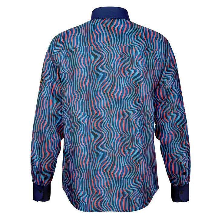 Get Trippy with This Glam Rock Long Sleeve Shirt - Long Sleeve Button Down Shirt