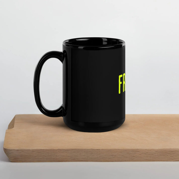 I’M FREAKIN’ OUT - Black Glossy Mug - Mugs & Drinkware
