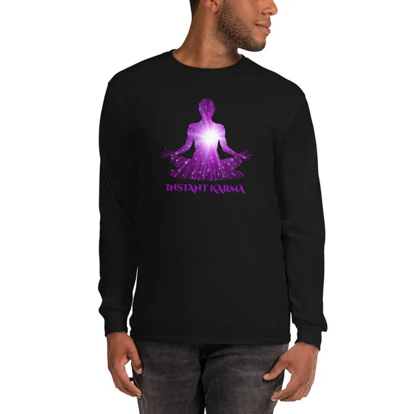 INSTANT KARMA - Long Sleeve Shirt - Black / S - Unisex Long Sleeve