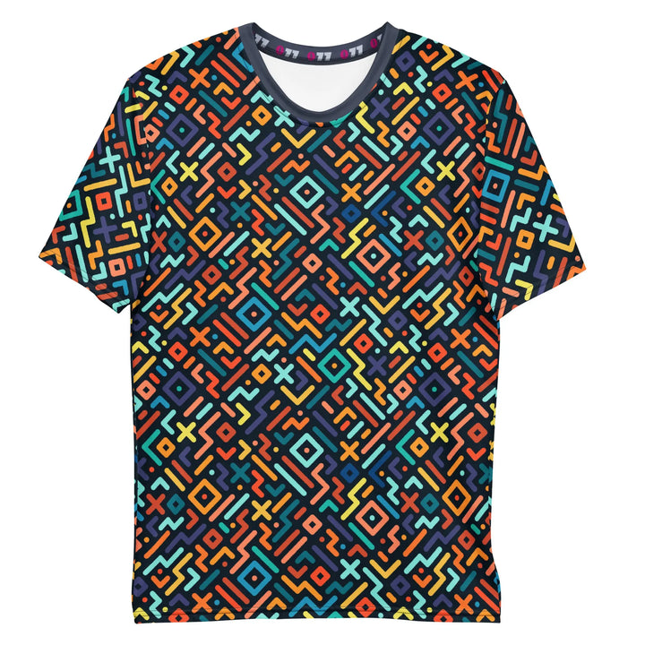 INTERGALACTIC GEOMETRY - T-Shirt with All-Over Print - XS - Unisex T-Shirt