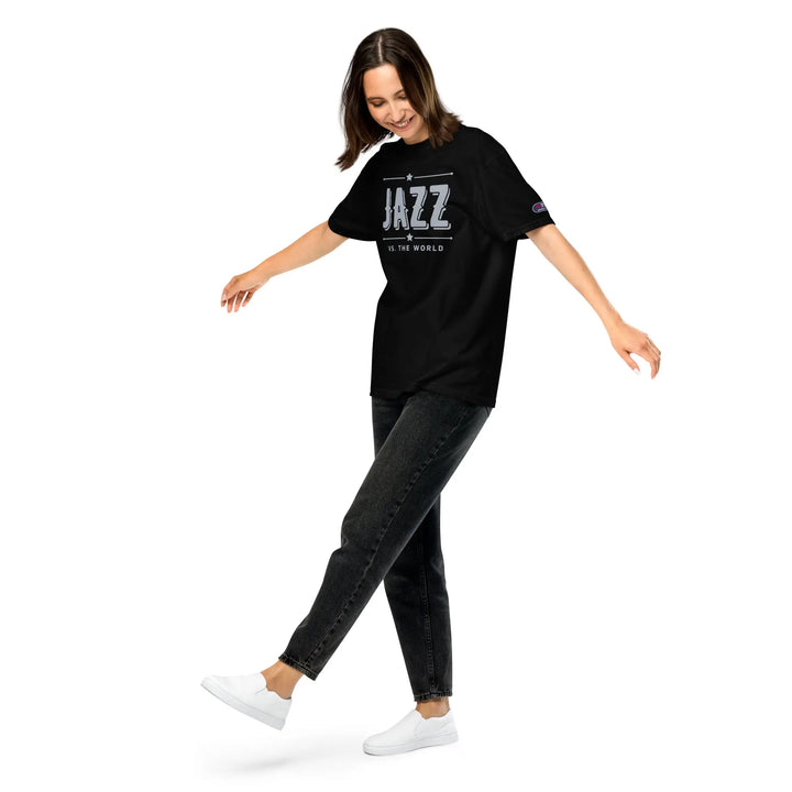 JAZZ VS. THE WORLD - Unisex heavyweight t-shirt - Unisex T-Shirt