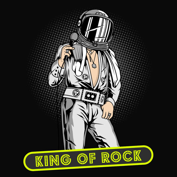 KING OF ROCK - Unisex Heavyweight T-Shirt - Unisex T-Shirt