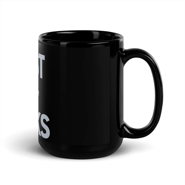 LUST 4 KICKS - Black Glossy Mug - Mugs & Drinkware