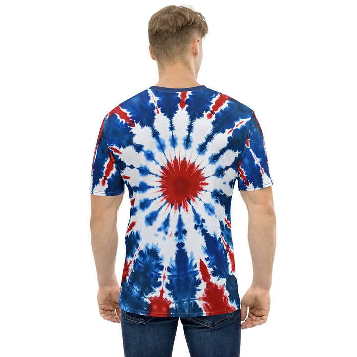 MAKE AMERICA GROOVY AGAIN - tie-dyed t-shirt with all-over print