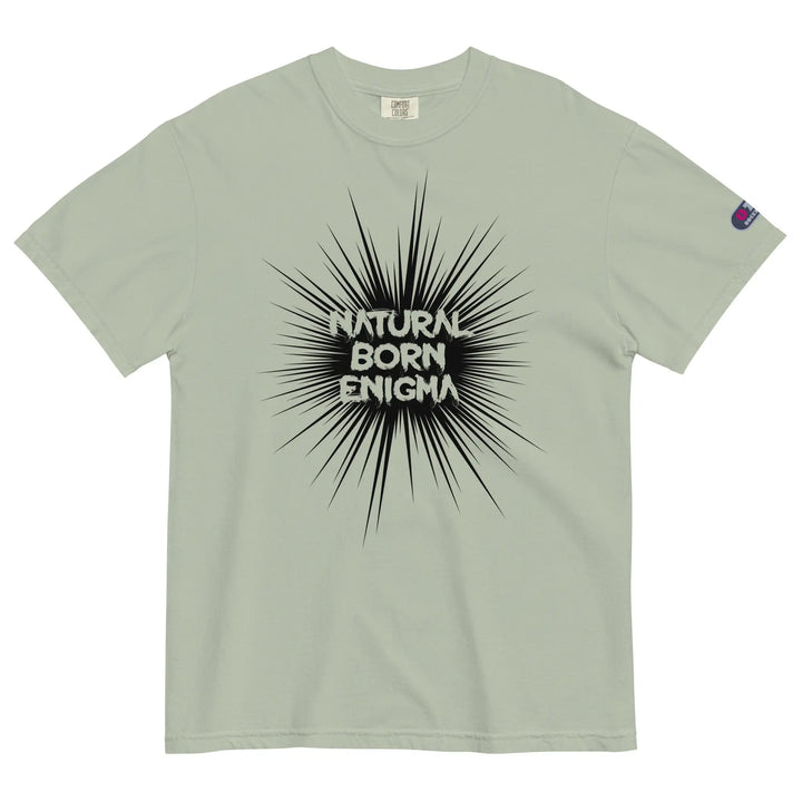 NATURAL BORN ENIGMA - Unisex Heavyweight T-Shirt - Bay / S - Unisex T-Shirt