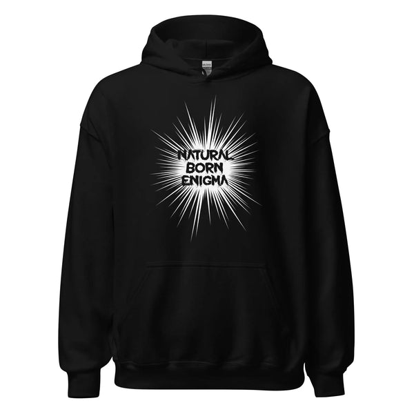NATURAL BORN ENIGMA - Unisex Hoodie - Black / S - Unisex Hoodie