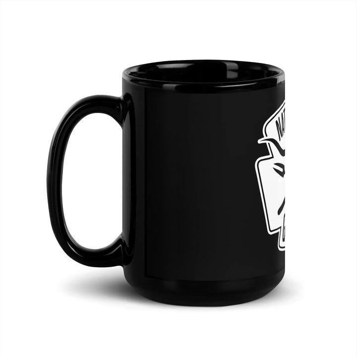 NATURAL BORN GRILLER - Black Glossy Mug - Mugs & Drinkware