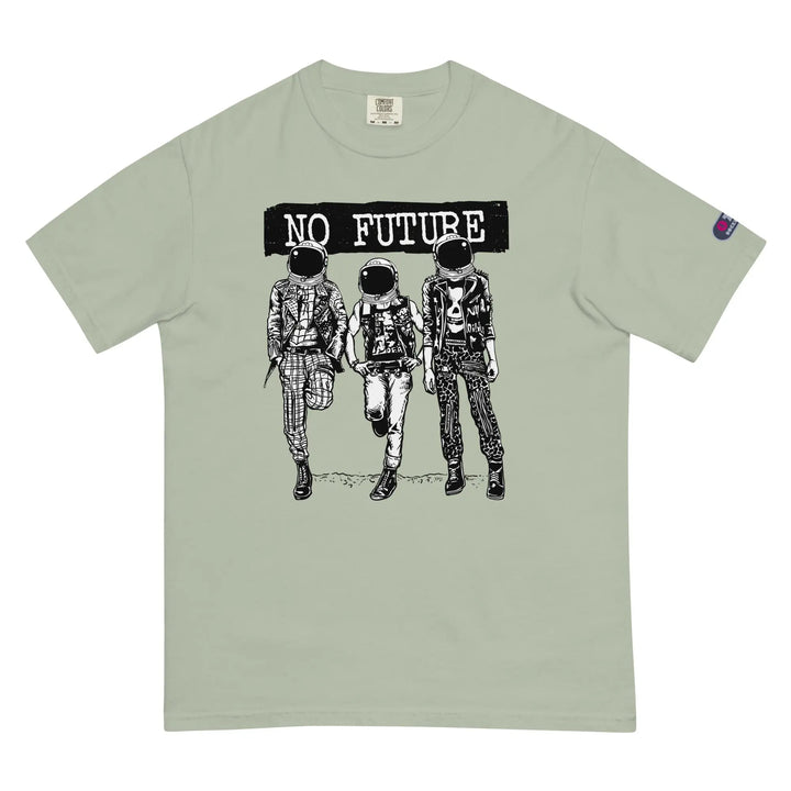 NO FUTURE - Unisex Heavyweight T-Shirt - Bay / S - Unisex T-Shirt