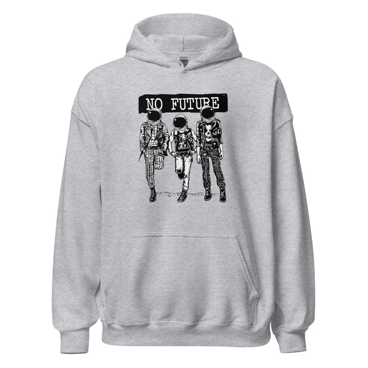 NO FUTURE - Unisex Hoodie - Sport Grey / S - Unisex Hoodie