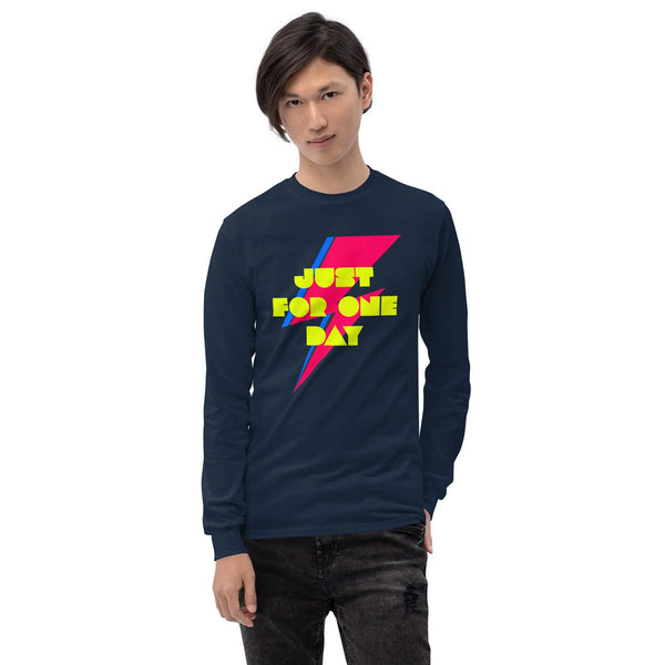ONE DAY HERO - Long Sleeve Shirt - Navy / S - Unisex Long Sleeve
