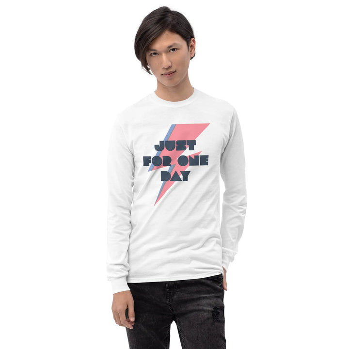 ONE DAY HERO - Long Sleeve Shirt - White / S - Unisex Long Sleeve