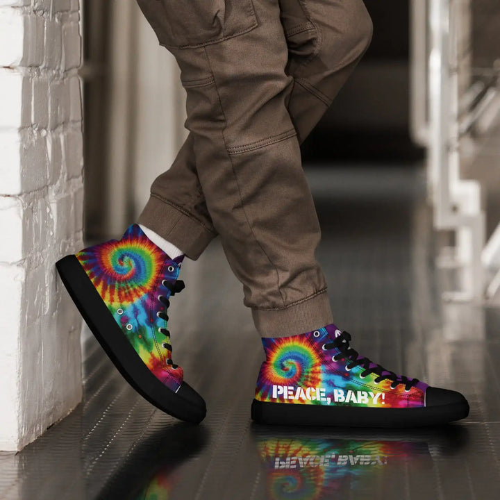 PEACE BABY - high top canvas shoes - Shoes