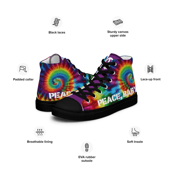 PEACE BABY - high top canvas shoes - Shoes