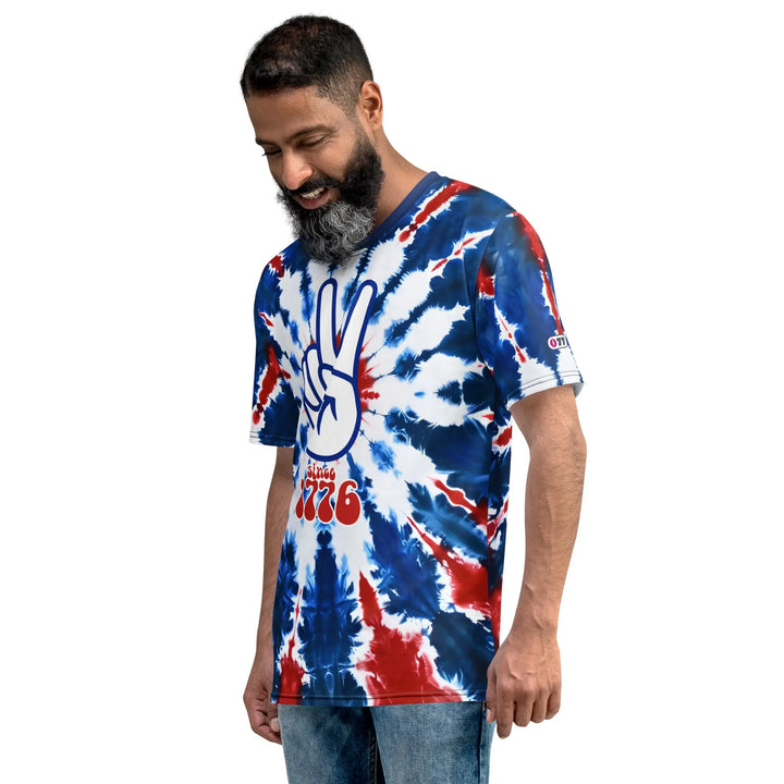 PEACE SINCE 1776 - tie-dye t-shirt with all-over print - Unisex T-Shirt