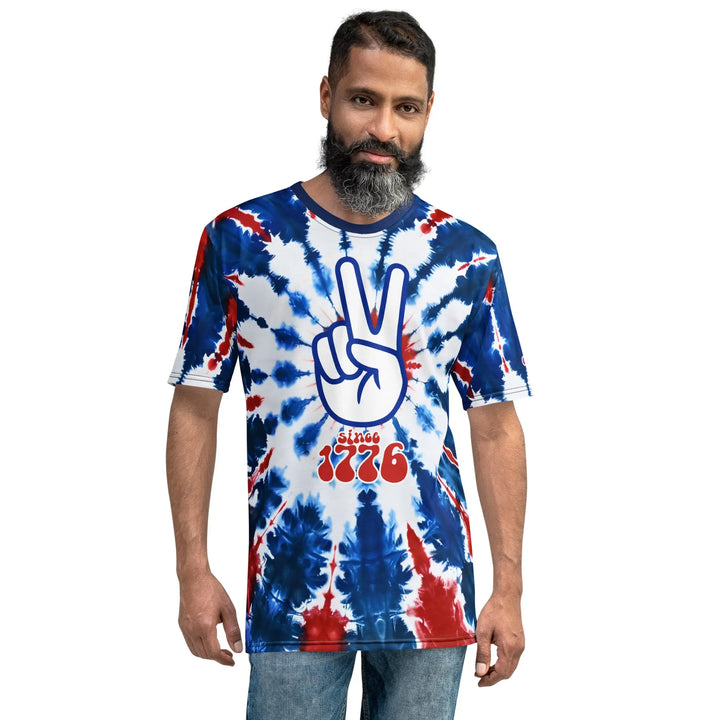 PEACE SINCE 1776 - tie-dye t-shirt with all-over print - Unisex T-Shirt