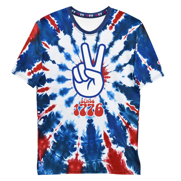 PEACE SINCE 1776 - tie-dye t-shirt with all-over print - XS - Unisex T-Shirt