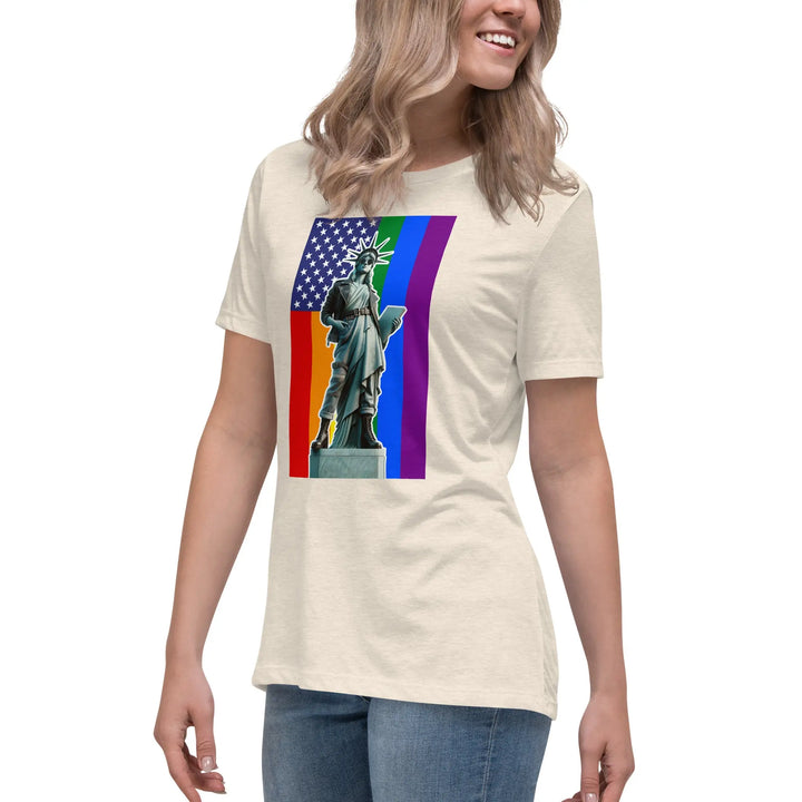 PRIDE N LIBERTY - Women’s Relaxed T-Shirt - Women’s T-Shirt