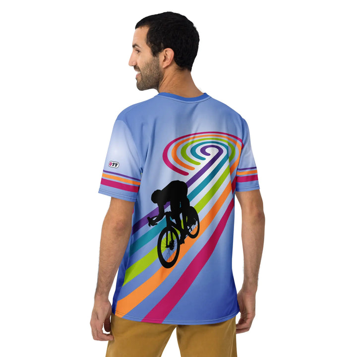 Retro 70s Pop-Art Cycling T-Shirt | Breathable Fabric | Vintage Bicycle Tee - Unisex T-Shirt