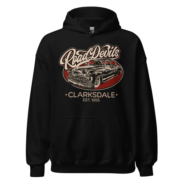 ROAD DEVILS CLARKSDALE - Unisex Hoodie - S - Unisex Hoodie