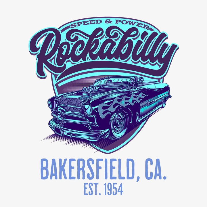 ROCKABILLY BAKERSFIELD - 3/4 sleeve raglan shirt - Unisex Raglan 3/4 Sleeve Shirt