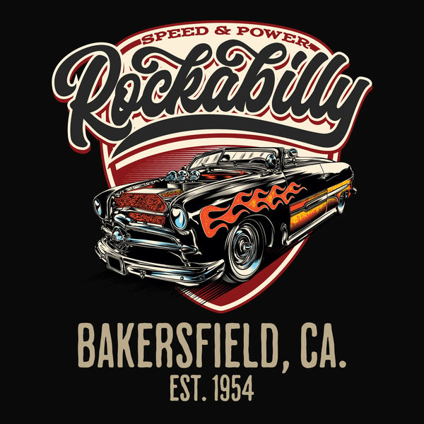 ROCKABILLY BAKERSFIELD - Unisex Heavyweight T-Shirt - Unisex T-Shirt