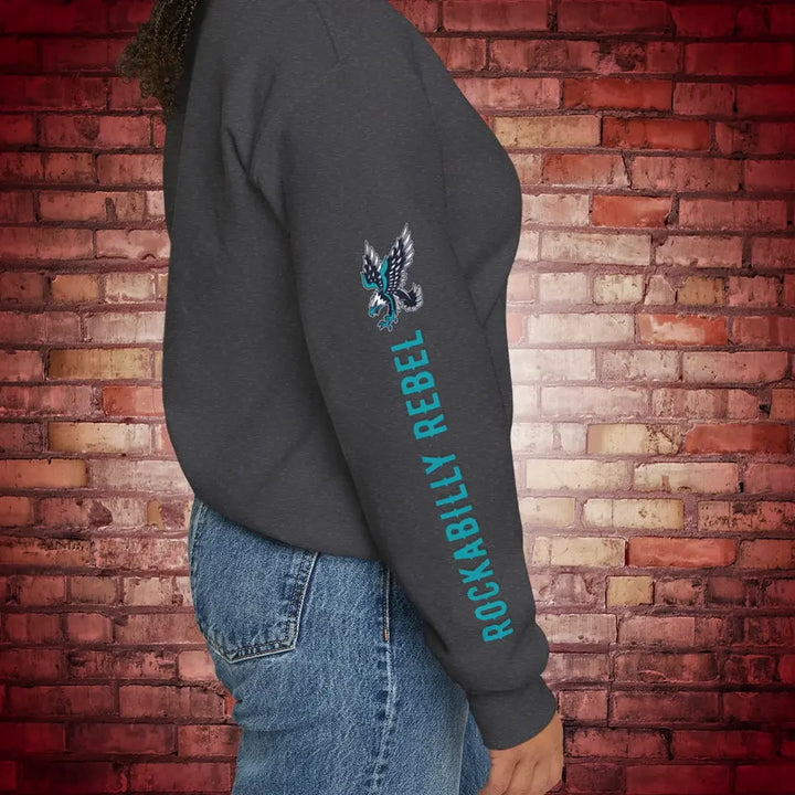 Rockabilly Rebel Crewneck Sweatshirt - Sweatshirt