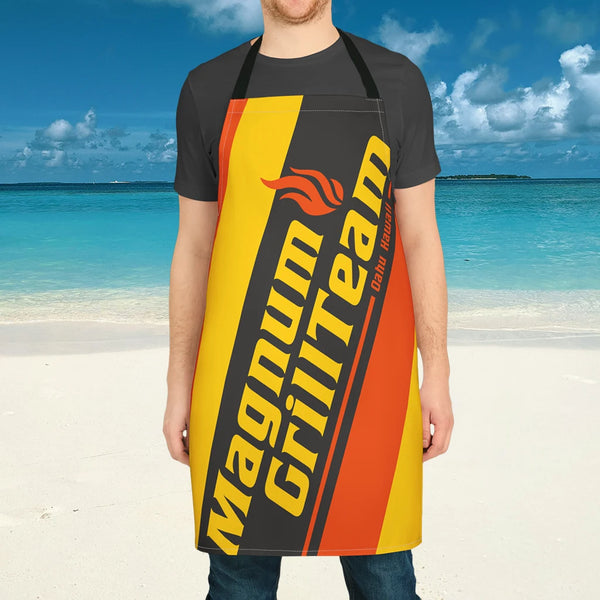 Magnum Grill Team BBQ Apron – Retro Island Edition
