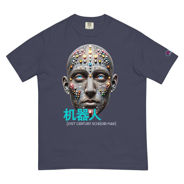 SCHIZOID MAN - Unisex Heavyweight T-Shirt - True Navy / S - Unisex T-Shirt