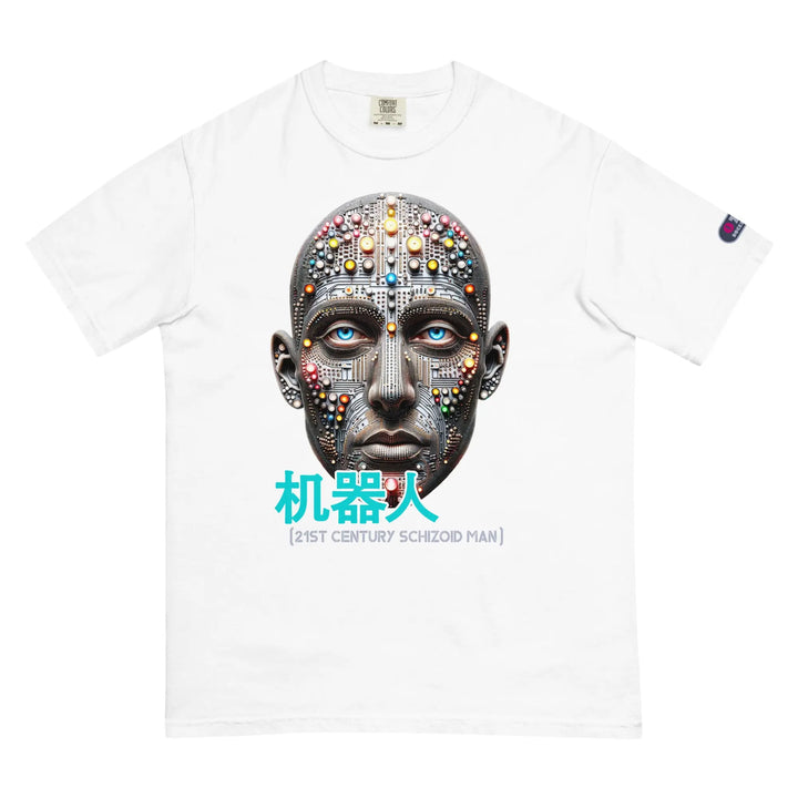 SCHIZOID MAN - Unisex Heavyweight T-Shirt - White / S - Unisex T-Shirt