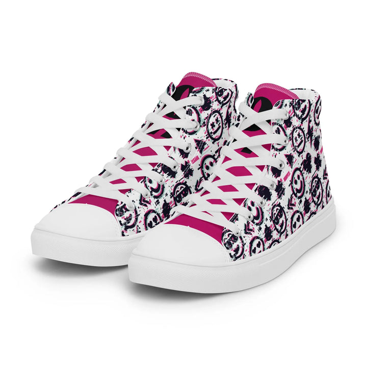 DOPE SMILE - high top canvas shoes - Shoes
