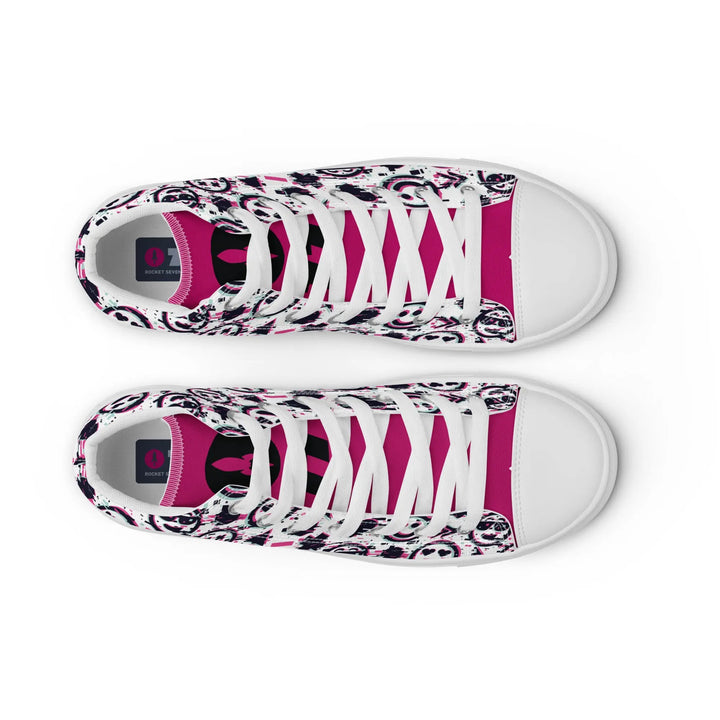 DOPE SMILE - high top canvas shoes - Shoes
