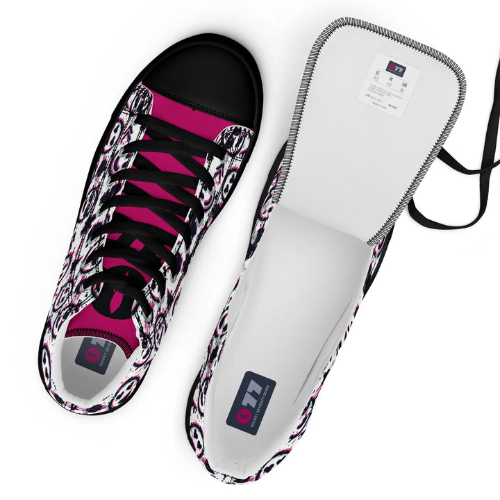 DOPE SMILE - high top canvas shoes - Shoes