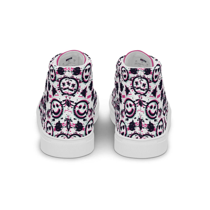 DOPE SMILE - high top canvas shoes - Shoes