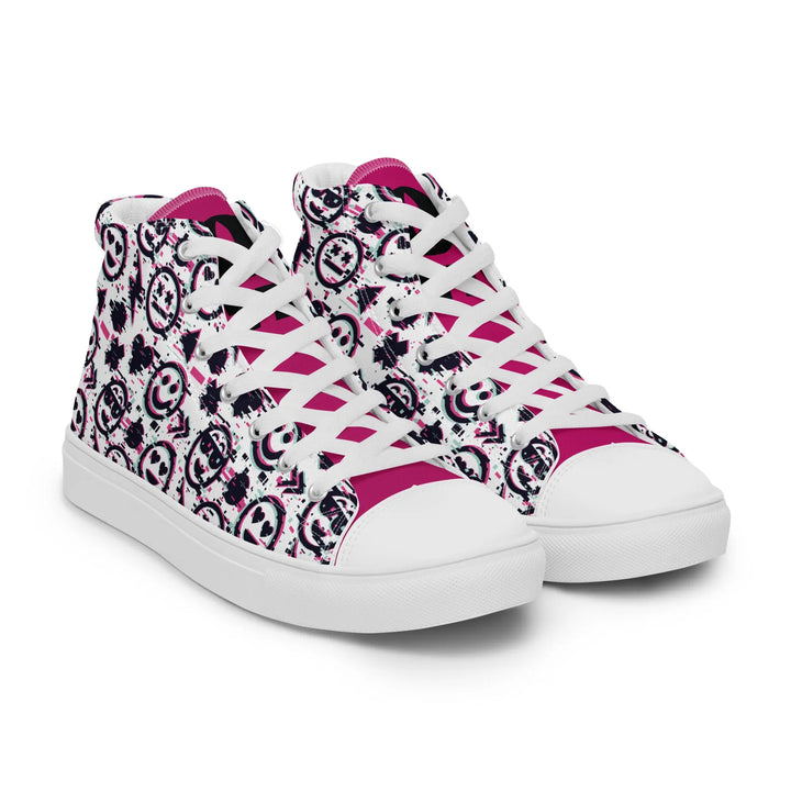 DOPE SMILE - high top canvas shoes - Shoes
