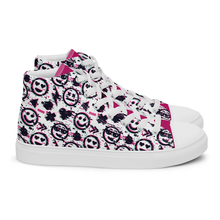 DOPE SMILE - high top canvas shoes - Shoes