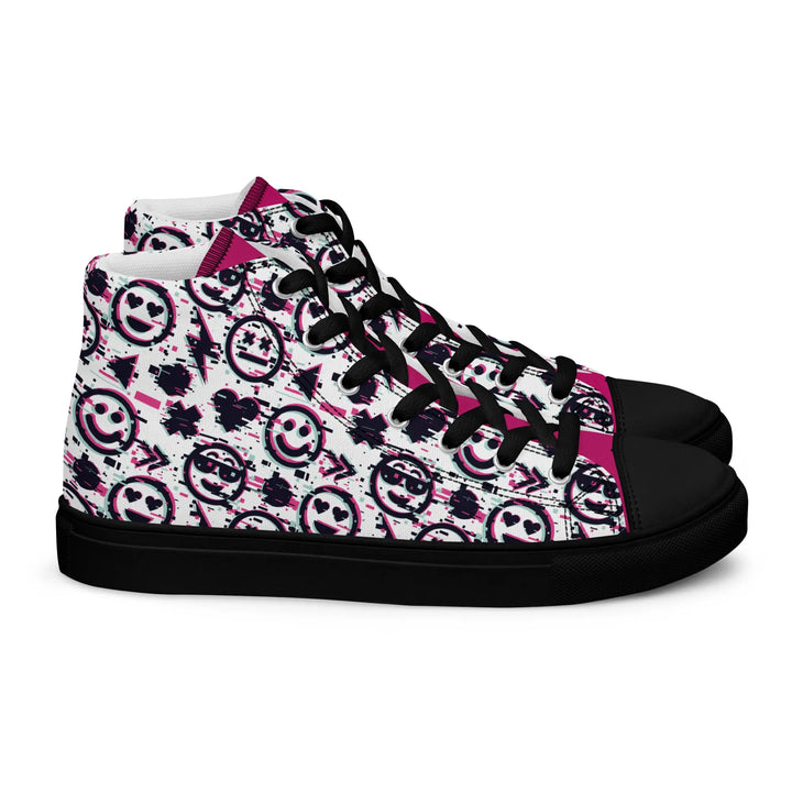 DOPE SMILE - high top canvas shoes - Shoes