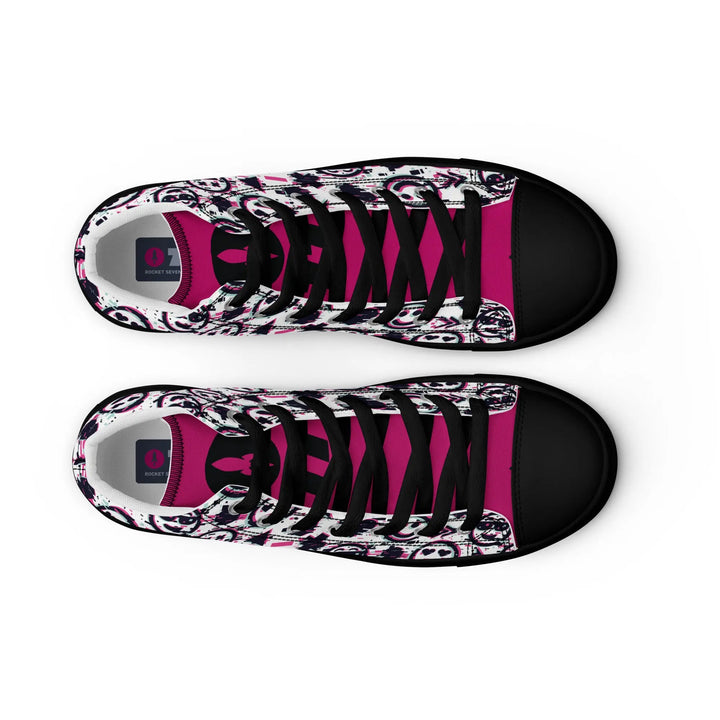 DOPE SMILE - high top canvas shoes - Shoes