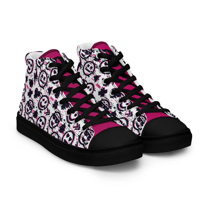DOPE SMILE - high top canvas shoes - Shoes